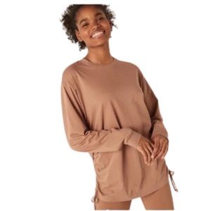 Victoria's Secret PINK Women's Campus
Long Sleeve Ruched Tee Tan XL NWT